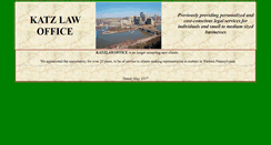 Desktop Screenshot of katzlawoffice.com